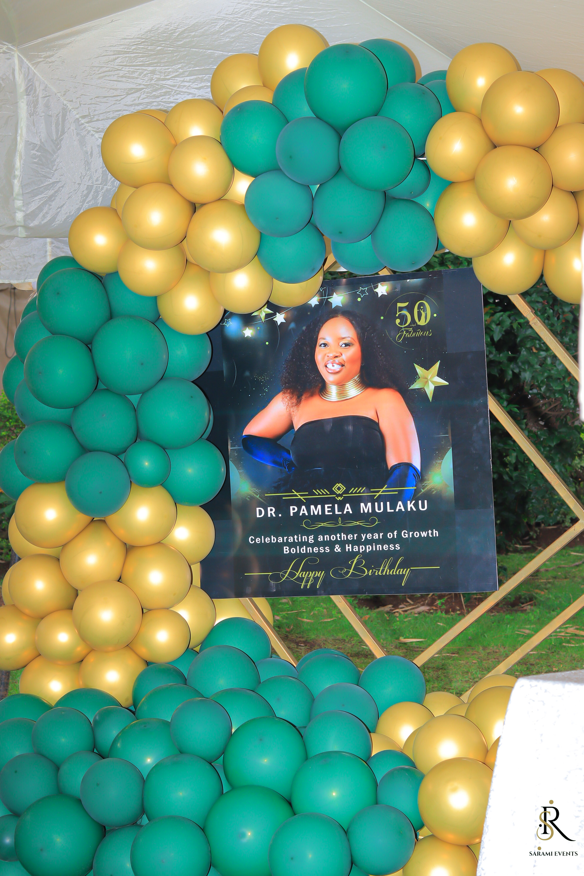 Elegant adult birthday dinner party with friends celebrating