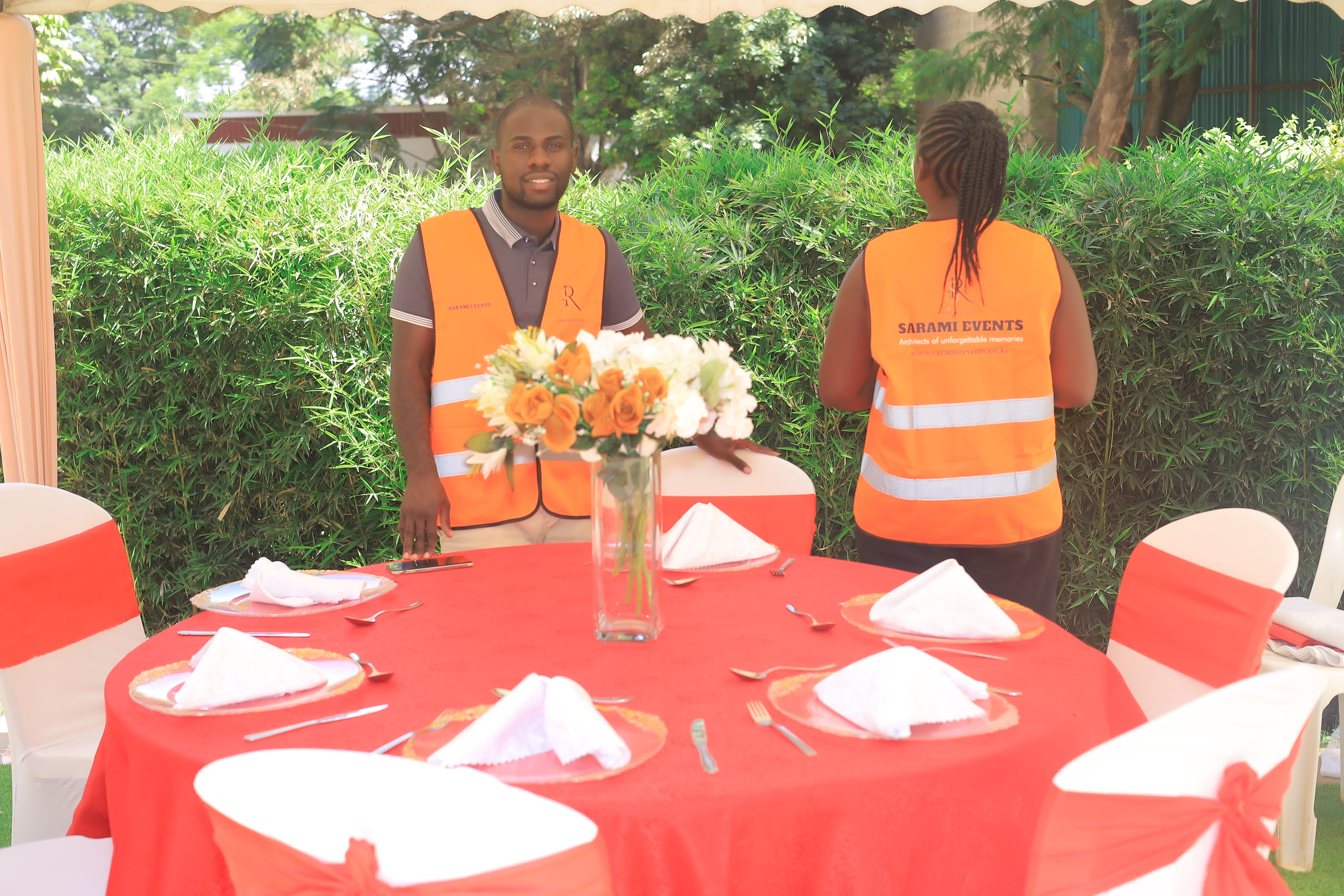 Happy African couple enjoying a romantic dinner
